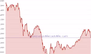 Phiên 25/9/2023: VN-Index lao dốc, mất gần 40 điểm