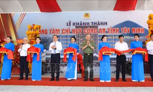Khánh thành Trung tâm Chỉ huy Công an tỉnh Tây Ninh