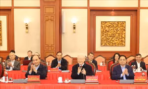 Tổng Bí thư chủ trì buổi làm việc với Ban Thường vụ Thành ủy TP Hồ Chí Minh