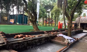 Tháo dỡ công trình vi phạm quy hoạch Khu Di tích lịch sử đặc biệt Đền Hùng