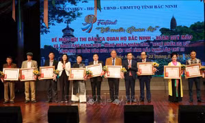 Tôn vinh các nghệ nhân lĩnh vực di sản văn hóa phi vật thể 