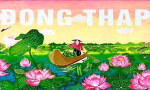 Quảng bá hình ảnh quê hương, con người Đồng Tháp qua tranh bích họa
