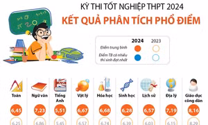 Kỳ thi tốt nghiệp THPT 2024: Kết quả phân tích phổ điểm