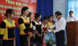 Thăm hỏi, chúc Tết đối tượng chính sách, người lao động, lực lượng vũ trang