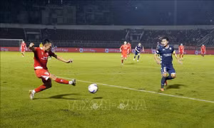 V.League 1-2025/2026: Câu lạc bộ Hải Phòng tiến vào tốp 3
