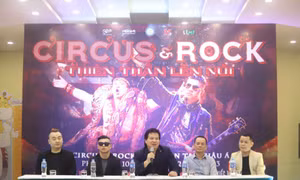 Lần đầu tiên nghệ thuật xiếc kết hợp với nhạc rock trên sân khấu Việt