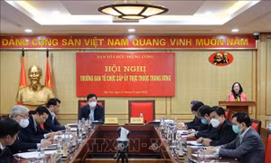 Bảo đảm tiến độ, chất lượng, hiệu quả công tác tham mưu tổ chức-cán bộ