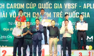Bế mạc Giải vô địch Carom Cúp quốc gia VBSF- APLUS 2025