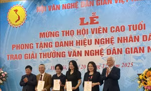 49 tác phẩm, công trình nghiên cứu được trao Giải thưởng Văn nghệ dân gian 