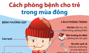 Cách phòng bệnh cho trẻ trong mùa đông