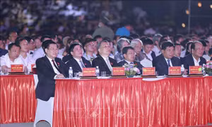 Chủ tịch Quốc hội Vương Đình Huệ dự Lễ khai mạc Tuần Văn hóa - Du lịch Hà Nam 2023