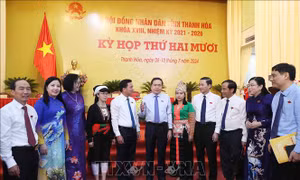 Chủ tịch Quốc hội Trần Thanh Mẫn dự Kỳ họp thứ 20 Hội đồng nhân dân tỉnh Thanh Hóa