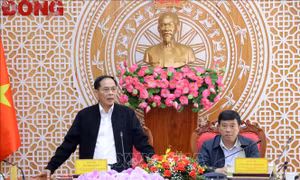 Phó Thủ tướng Bùi Thanh Sơn làm việc tại Lâm Đồng về tình hình khắc phục thiên tai
