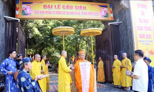 Đại lễ cầu siêu các nạn nhân tử vong do tai nạn giao thông
