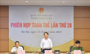 Phiên họp toàn thể lần thứ 28 Ủy ban Pháp luật của Quốc hội