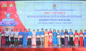 Biểu dương người lao động, doanh nghiệp tiêu biểu làm việc trong các khu công nghiệp