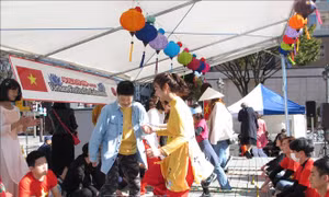 Fukushima tràn ngập trong bầu không khí lễ hội mang đậm nét Việt Nam