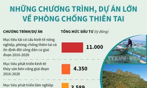 Những chương trình, dự án lớn về phòng chống thiên tai