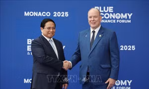 Lễ đón Thủ tướng Phạm Minh Chính và Phu nhân tham dự Hội nghị Đại dương của Liên hợp quốc lần thứ 3