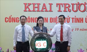 Khai trương Cổng Thông tin điện tử Tỉnh ủy tỉnh Bắc Giang