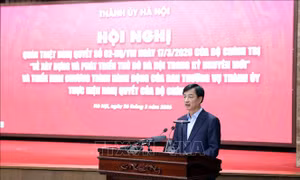 Nghị quyết số 02 -NQ/TW: Tạo nền tảng để Thủ đô phát triển bứt phá