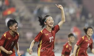 Vòng loại thứ 2 U20 nữ châu Á 2024: Đội Việt Nam thắng thuyết phục Iran với tỷ số 3 - 2