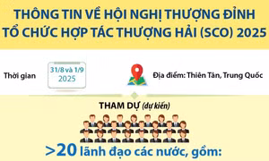 Thông tin về Hội nghị Thượng đỉnh Tổ chức Hợp tác Thượng Hải (SCO) 2025