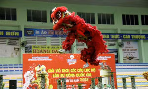 TP Hồ Chí Minh Nhất toàn đoàn Giải Vô địch các Câu lạc bộ Lân Sư Rồng Quốc gia
