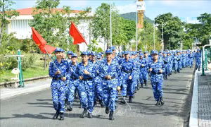 Nâng cao chất lượng huấn luyện, sẵn sàng chiến đấu trên biển