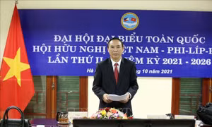 Ông Phùng Đức Tiến giữ chức Chủ tịch Hội Hữu nghị Việt Nam - Philippines