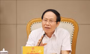 Phó Thủ tướng Lê Tiến Châu họp về dự thảo đề án công tác xây dựng pháp luật