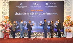 Hải Dương: Khai trương cổng đăng ký tên miền quốc gia '.vn'