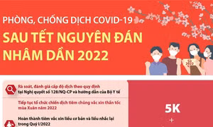 Phòng, chống dịch COVID-19 sau Tết Nguyên đán Nhâm Dần 2022