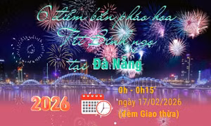 6 điểm bắn pháo hoa Tết Nguyên đán Bính Ngọ tại Đà Nẵng