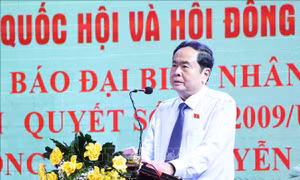 Chủ tịch Quốc hội Trần Thanh Mẫn: Thực hiện hiệu quả vai trò 'Tờ báo của Quốc hội'