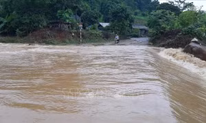 Hai anh em ruột nghi bị mất tích do lũ cuốn trôi tại Lào Cai