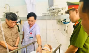Thượng úy Nguyễn Trọng Quý đã qua cơn nguy kịch