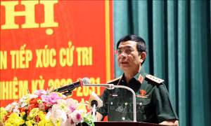 Phó Thủ tướng, Bộ trưởng Bộ Quốc phòng Phan Văn Giang tiếp xúc cử tri Thái Nguyên