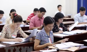 100% bài thi chấm thẩm định ở Hòa Bình trùng khớp kết quả chấm thi