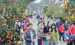Côn Sơn - Kiếp Bạc đón hơn 16,5 vạn lượt khách những ngày đầu năm mới
