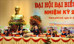 Bế mạc Đại hội Đảng bộ tỉnh Thừa Thiên - Huế lần thứ XVI