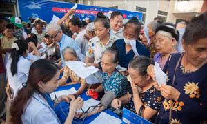 Hà Nội: Xã Minh Châu tiên phong khám sức khỏe toàn dân 