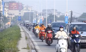 Từ ngày 14/11 cấm phương tiện từ Xuân Diệu rẽ trái đi Âu Cơ hướng về cầu Nhật Tân 