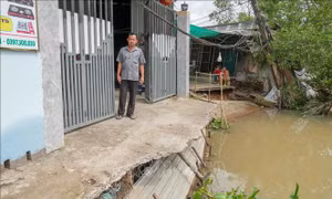 Cần Thơ: Khẩn cấp ứng phó sạt lở