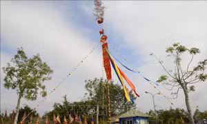 Lễ Thượng nêu, thả cá tại Di sản Thành nhà Hồ
