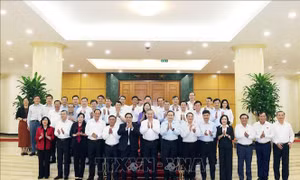 Bộ Chính trị làm việc với Ban Thường vụ Đảng ủy Quốc hội