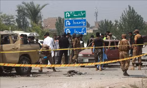 Pakistan: Chặn đứng vụ đánh bom liều chết nhằm vào đoàn xe chở người nước ngoài