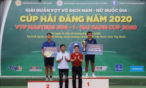 Lý Hoàng Nam đăng quang Giải quần vợt VTF Masters 500-1 Hai Dang Cup 2020