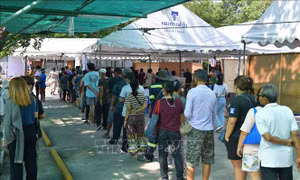 Bầu cử Thái Lan: Đảng Vì nước Thái và Tiến bước đang tạm dẫn trước