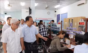 Kiểm tra vận hành thử nghiệm phường trọng điểm Bình Dương mới sau sáp nhập